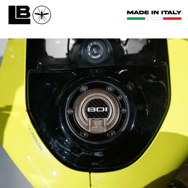 Adhesivo 3D para el tapón del depósito compatible con Husqvarna Vitpilen y Svartpilen 801