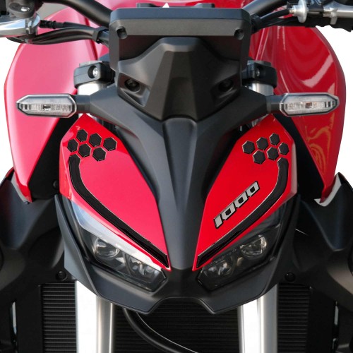 3D-Gel-Aufkleber Frontschutzbügel kompatibel mit Honda Hornet 1000 2025