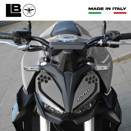Adesivi Gel 3D Protezioni Muso Frontale compatibili con Honda Hornet 1000 2025