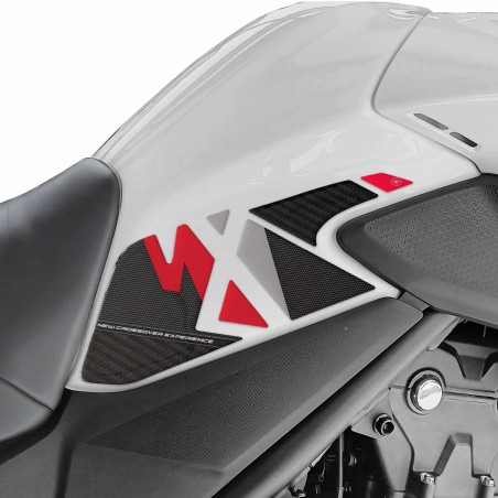 Pegatinas 3D Protectores laterales de depósito compatibles con Honda NX500 2024-2025