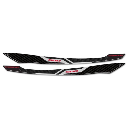 Pegatinas 3D Asideros pasajero compatibles con Honda NX500 2024-2025 2