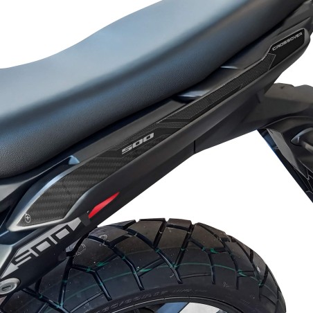 3D Aufkleber Beifahrer Griffe kompatibel mit Honda NX500 2024-2025
