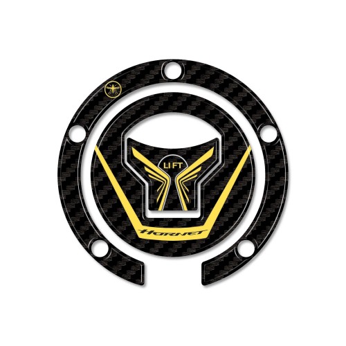 Sticker 3D protection de bouchon de réservoir de moto compatible avec Honda Hornet 500 750 2