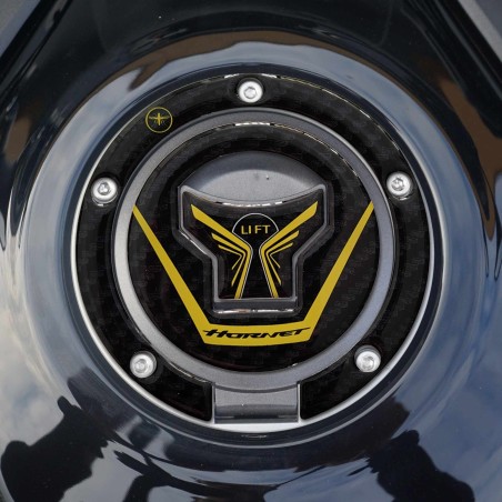 Sticker 3D protection de bouchon de réservoir de moto compatible avec Honda Hornet 500 750