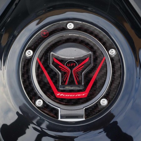 3D Aufkleber Motorradtankdeckelschutz kompatibel mit Honda Hornet 500 750