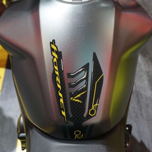 Klebeschutz Gel 3D Motorradtankschutz kompatibel mit Honda Hornet 2023-2024