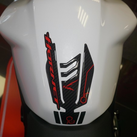 Adhesive Protection Gel 3D Motorcycle Tank Guard compatible with Honda Hornet 2023-2024