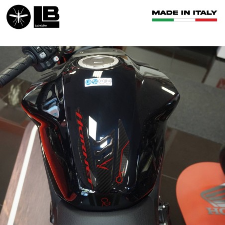 Adhesive Protection Gel 3D Motorcycle Tank Guard compatible with Honda Hornet 2023-2024