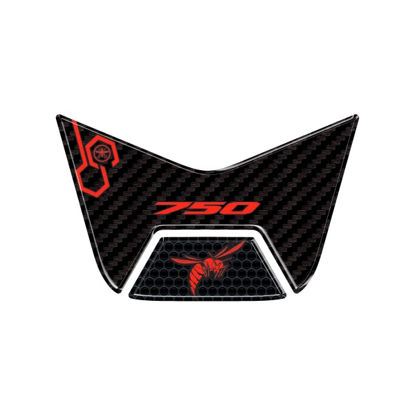 Pegatina 3D Resina Cola protector moto compatible con Honda Hornet 2023-2024