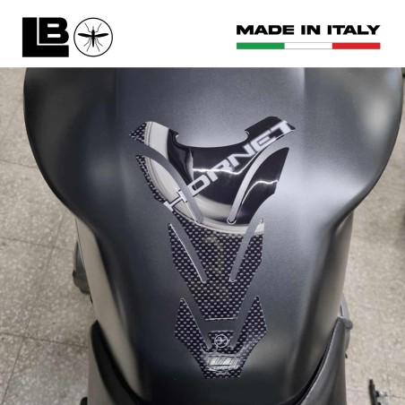 3D CARBON CARBON TANKSCHUTZ ADHESIVES für MOTORRAD HONDA HORNET Neu