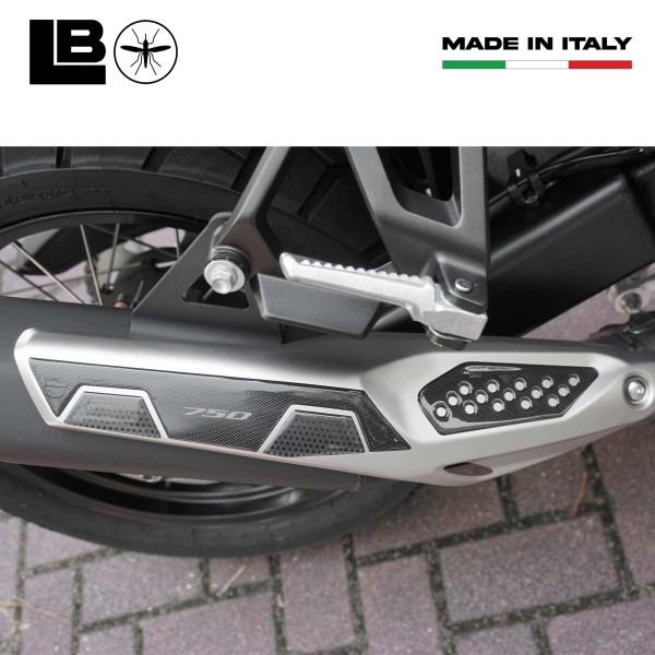 3D sticker motorbike muffler protection compatible with Honda Transalp XL750 2023