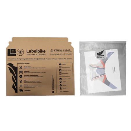 Adhesive tank protection sticker compatible with Honda Transalp 2023