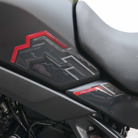 Adhesivos protectores laterales de depósito de moto compatibles con Honda Transalp 2023