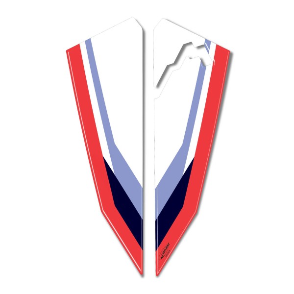 Stickers 3D protecteurs de nez avant de moto compatibles avec Honda Transalp 2023