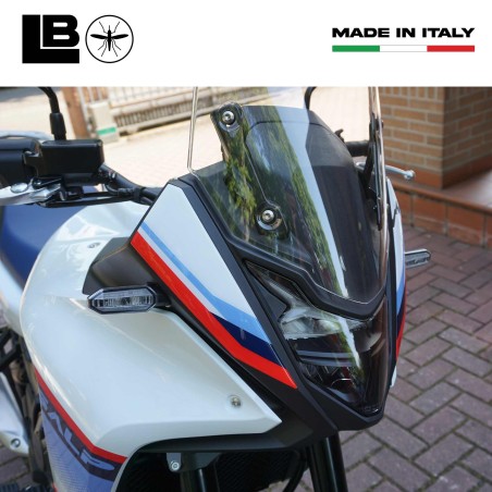 Adesivi 3D protezioni muso frontale moto compatibili con Honda Transalp 2023