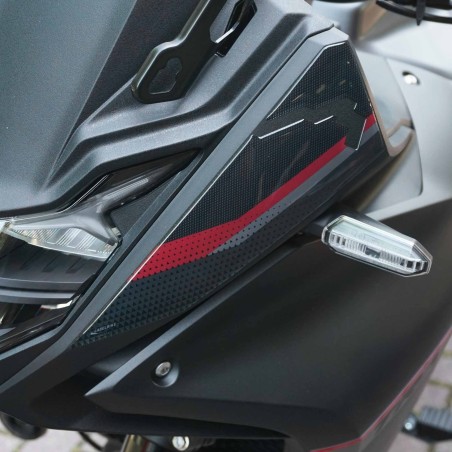 Pegatinas 3D protector de morro delantero de moto compatible con Honda Transalp 2023