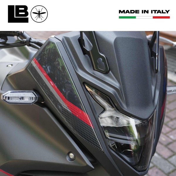 Adesivi 3D protezioni muso frontale moto compatibili con Honda Transalp 2023