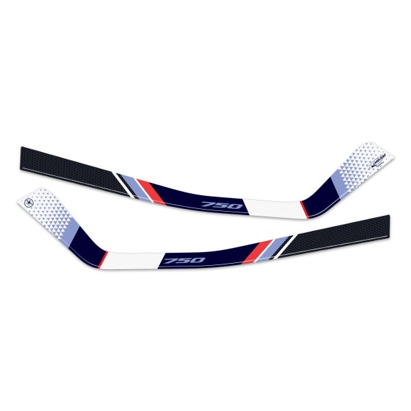 3D gel stickers motorbike handle protectors compatible with Honda Transalp 2023