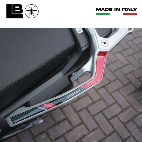 Stickers gel 3D protecteurs de poignées de moto compatibles avec Honda Transalp 2023