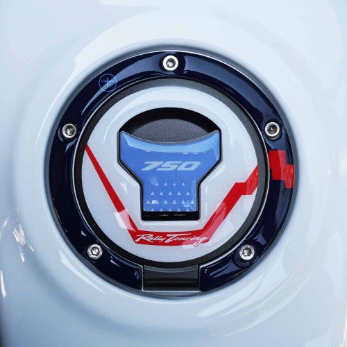 Pegatina 3D protección tapa depósito moto compatible con Honda Transalp 2023