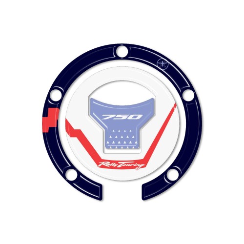 Sticker 3D protection bouchon de réservoir moto compatible avec Honda Transalp 2023 2