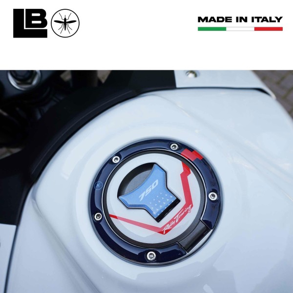 Pegatina 3D protección tapa depósito moto compatible con Honda Transalp 2023