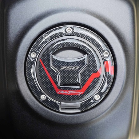 Pegatina 3D protección tapa depósito moto compatible con Honda Transalp 2023