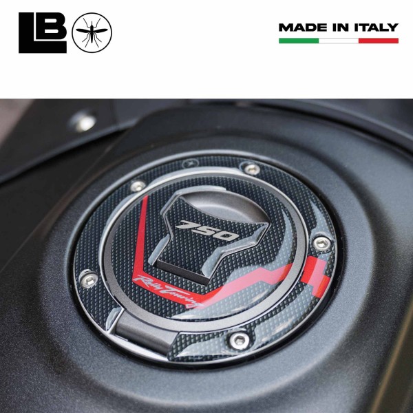 Pegatina 3D protección tapa depósito moto compatible con Honda Transalp 2023