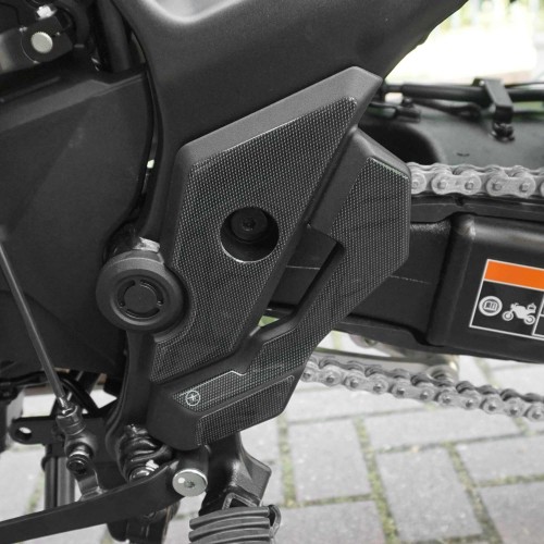                             Αυτοκόλλητα 3D προστατευτικά φτέρνας μοτοσικλέτας συμβατά με Honda Transalp XL750 2023
                          