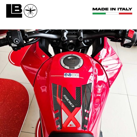 Adesivo 3D Protezione Paraserbatoio compatibile con moto Honda NX500 2024-2025