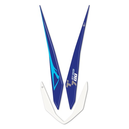 Adesivo 3D Protezione Parafango Alto compatibile con Yamaha Tenere 700 2025 2