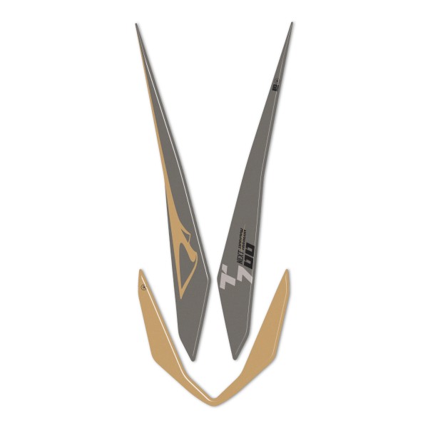 Autocollant de protection d'aile 3D compatible avec Yamaha Tenere 700 2025