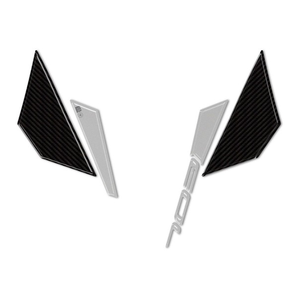 Pegatinas de gel 3D Protectores faciales delanteros de moto compatibles con Zontes 703F 2025