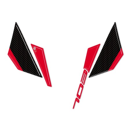 3D Gel Stickers Motorcycle Front Face Protectors compatible with Zontes 703F 2025