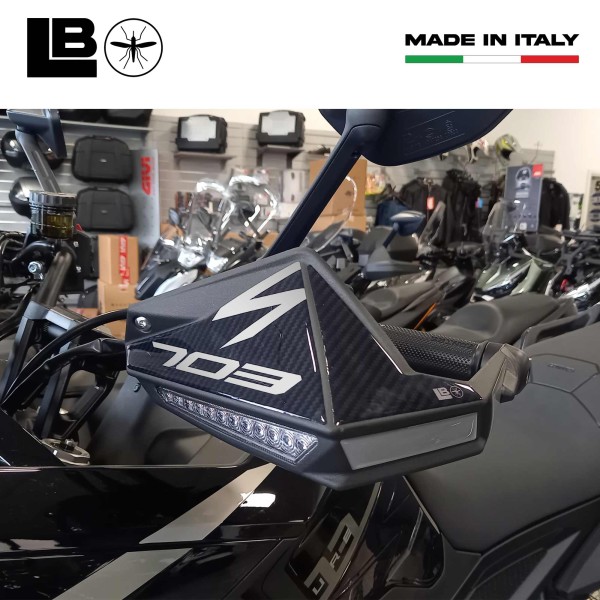 3D Stickers Front Handguards motorbike compatible with Zontes 703F 2025