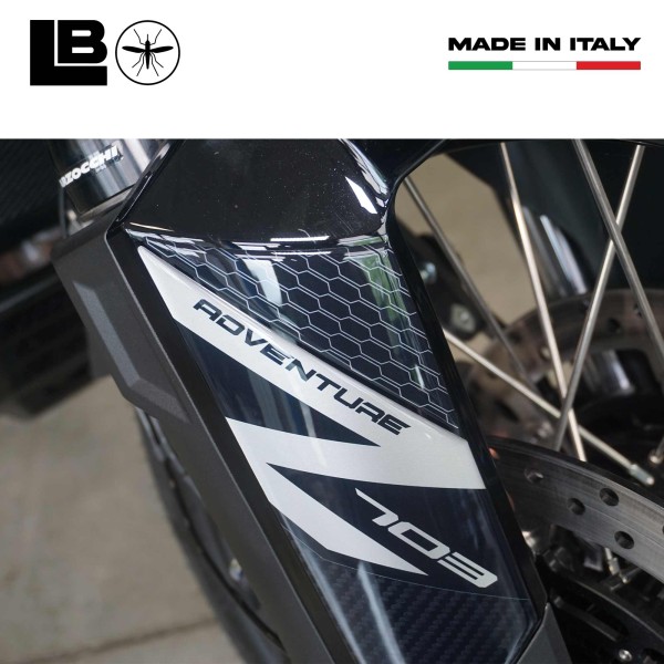 Stickers 3D Protecteurs de garde-boue moto compatibles avec Zontes 703F 2025