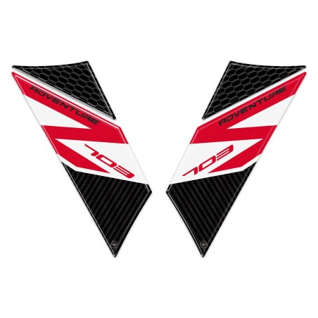 Pegatinas 3D Protectores de alas de moto compatibles con Zontes 703F 2025