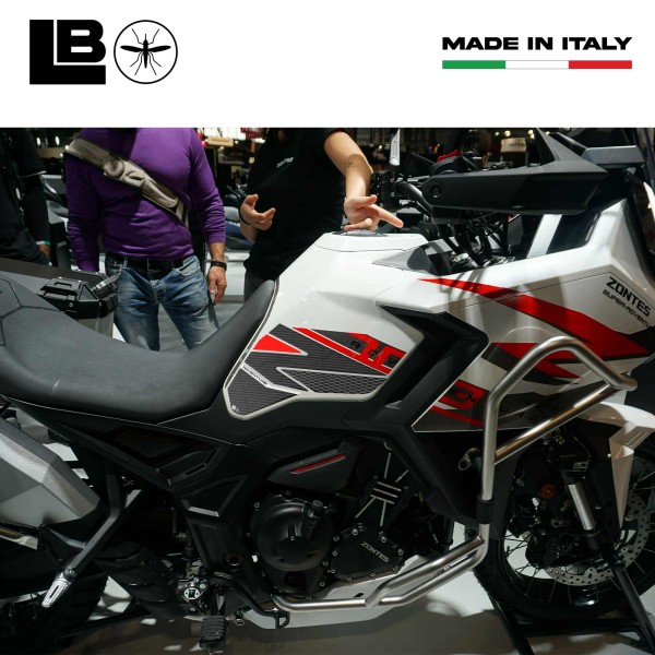 Pegatinas 3D Protectores laterales de depósito de moto compatibles con Zontes 703F 2025