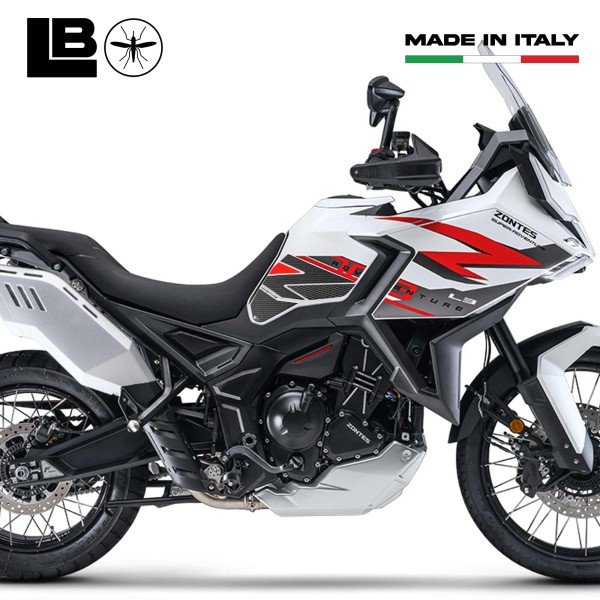 Pegatinas 3D Protectores laterales de depósito de moto compatibles con Zontes 703F 2025