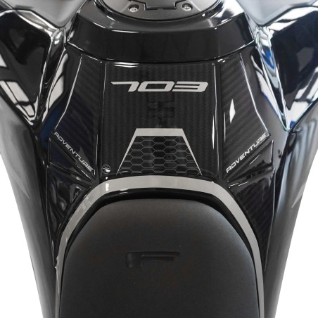 Adesivo Gel 3D Paraserbatoio Protezione moto compatibile con Zontes 703F 2025