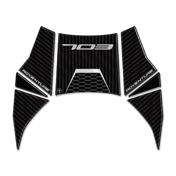 3D Gel Sticker Motorcycle Tank Guard compatible with Zontes 703F 2025