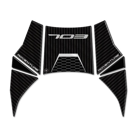 Adesivo Gel 3D Paraserbatoio Protezione moto compatibile con Zontes 703F 2025