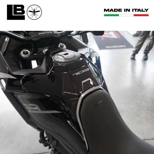 Adesivo Gel 3D Paraserbatoio Protezione moto compatibile con Zontes 703F 2025