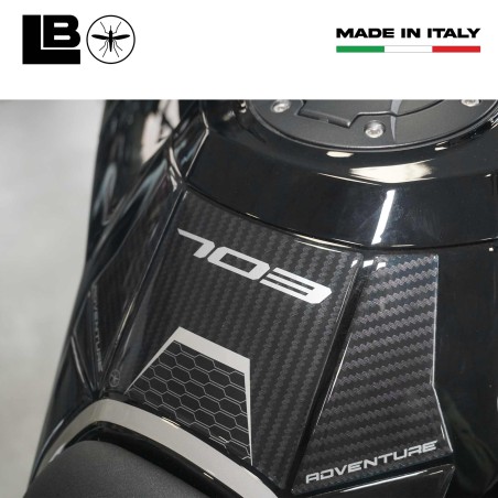 Adesivo Gel 3D Paraserbatoio Protezione moto compatibile con Zontes 703F 2025