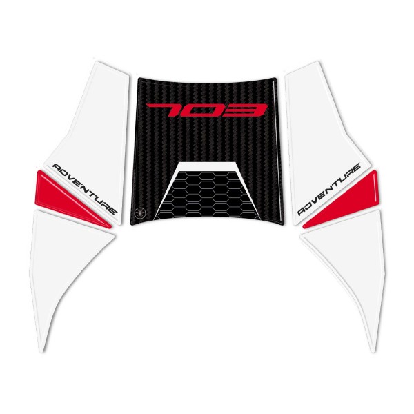 3D Gel Sticker Motorcycle Tank Guard compatible with Zontes 703F 2025