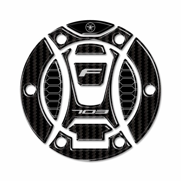 3D Gel Sticker Protección Tapón Depósito Moto compatible con Zontes 703F 2025