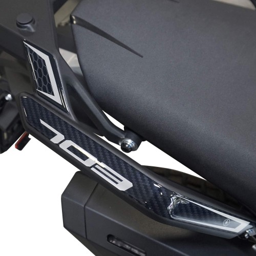 Pegatinas de gel 3D Asideros de pasajeros compatibles con Zontes 703F 2025