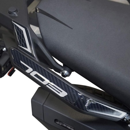 3D Gel Stickers Passenger Handles compatible avec Zontes 703F 2025
