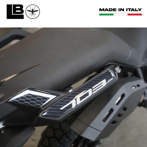 Pegatinas de gel 3D Asideros de pasajeros compatibles con Zontes 703F 2025