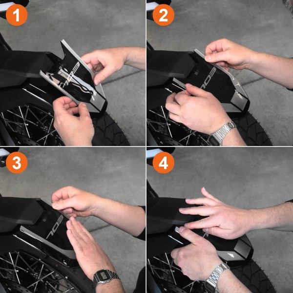 3D Protection Sticker Motorcycle centre wing compatible with Zontes 703F 2025